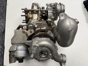 Turbo original Audi A6 / A7 / Q5 / SQ5 3.0 BiTDI 313 CP CGQB – 059145722R / 805714-0007 – 54.000 km - imagine 2