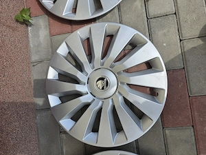  Set Capace R16 Skoda originale - imagine 3