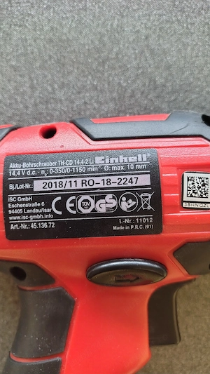 Vand bormasina cu acumulator Einhell  - imagine 1