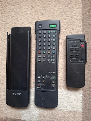 Telecomanda Sony RM-833 VTR RMT - 708 Video8 RMT-D166P RM-ED008 original - imagine 4