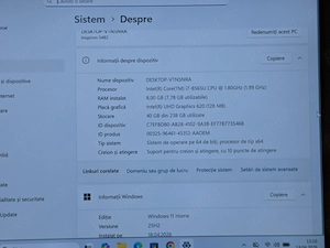 Laptop Dell Inspiron 14 5000 5482 2-in-1, intel core i7-8565U, display 14 Fhd cu touchscreen - imagine 5