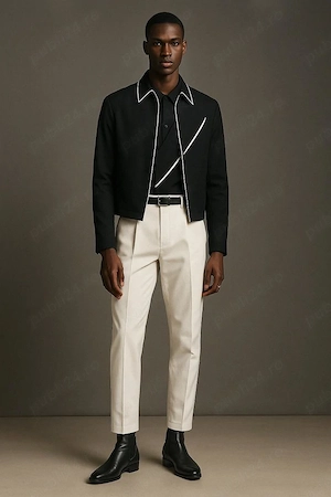 Bărbat african aici pentru cuplu, doamnă, domnișoară