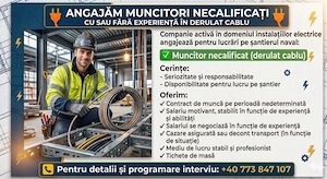 Angajare muncitori necalificati