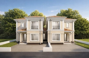 Casă duplex de vânzare în Moșnița Nouă – despărțită prin cameră tehnică