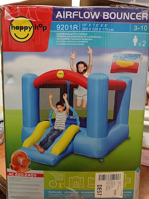 Castel gonflabil marca Happyhop cu suflanta inclus pentru  - imagine 2