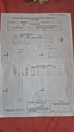 Teren extravilan Vidra 