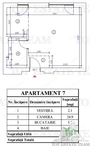 Studio in bloc nou de vanzare in Voluntari - imagine 8