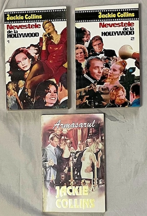 lot de carti in limba romana de jackie collins: nevestele de la hollywood doua volume 