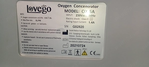 Concentrator de oxigen 5 litri aproape nou 