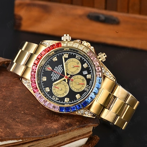 CEAS ROLEX DAYTONA RAINBOW Lux Elegant Nou 2026 !! Redus !!!!!!!