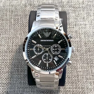 CEAS Armani Premium Black Chronograph Elegant -NOU 2026 !!! - imagine 3