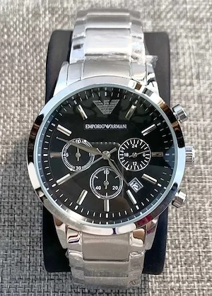 CEAS Armani Premium Black Chronograph Elegant -NOU 2026 !!! - imagine 4