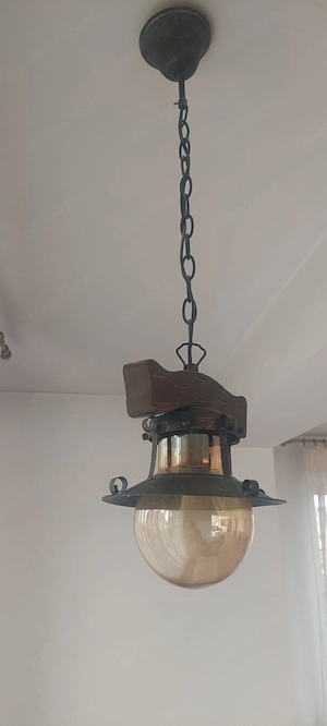 Vând set lustre în stil rustic. - imagine 2