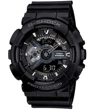 Ceas CASIO G-SHOCK GA-110 ALL BLACK-Negru Mat Sport Nou !!! 2026 !!