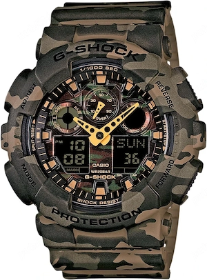 Ceas Sport CASIO G-SHOCK GA-100 CAMUFLAJ Edition-NOU 2026 !!!!