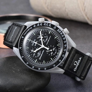 Ceas SWATCH X OMEGA MISSION TO THE MOON Chronograf Superb Nou 2026 !!!!!!!!!