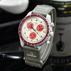 Ceas SWATCH X OMEGA MISSION TO PLUTO Chronograf Superb Nou 2026 !!!!!!!