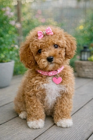 Poodle Toy Maltipoo toy  - imagine 2