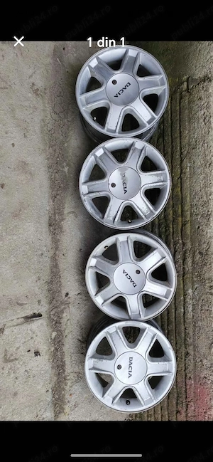 Vînd jante logan. 4x100/15