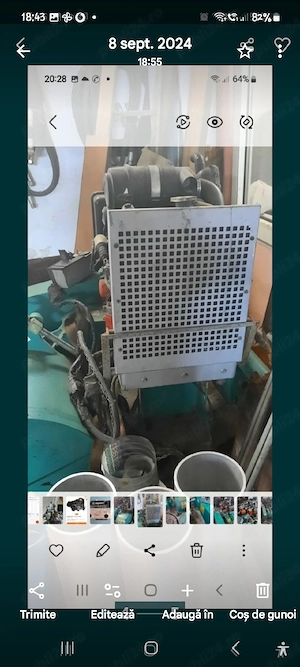 Freza asgalt beton cu coli vidia.