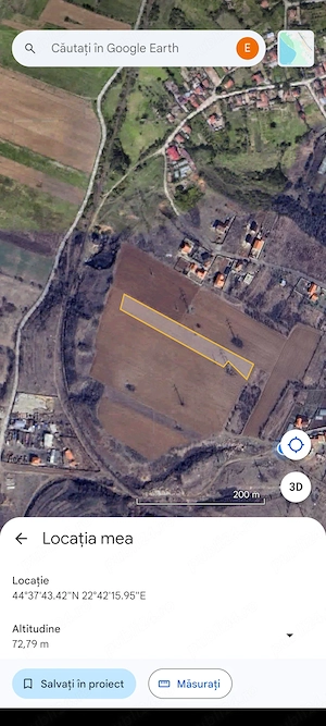 Teren Șimian, sat Cerneți, priveliște high end