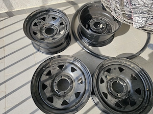 Set 4 jante 17x8J ET0, oțel, pentru Toyota, Mitsubishi, Nissan. - imagine 3