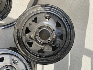 Set 4 jante 17x8J ET0, oțel, pentru Toyota, Mitsubishi, Nissan. - imagine 2