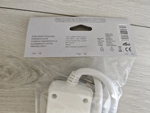 Set 2 Prelungitoare OPAL   6 Prize cu Întrerupător   1.5m   Noi Sigilate - imagine 2