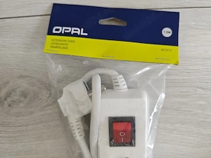 Set 2 Prelungitoare OPAL   6 Prize cu Întrerupător   1.5m   Noi Sigilate - imagine 3