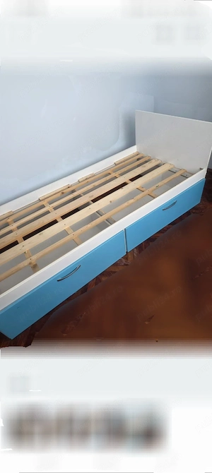 vamd pat cu saltea 90 cm pe 200 cm