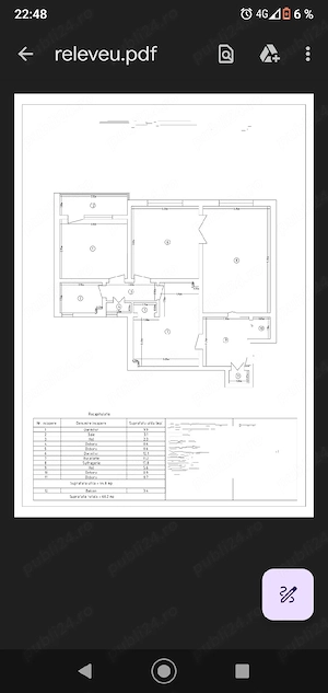 3 camere ,centru, etajul 4