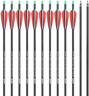 Săgeți de arbaletă sau arc,20 inch(51cm),cu fara varfuri cu 3 lame,noi