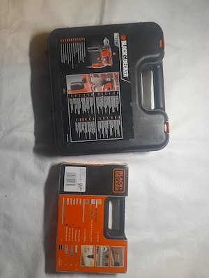 Bormasina  BLACK & DECKER  cu set burghie - imagine 4