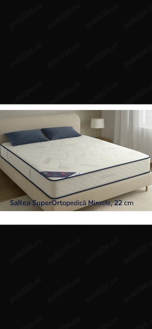 Saltea SuperOrtopedica Miracle 190 90 22 cm