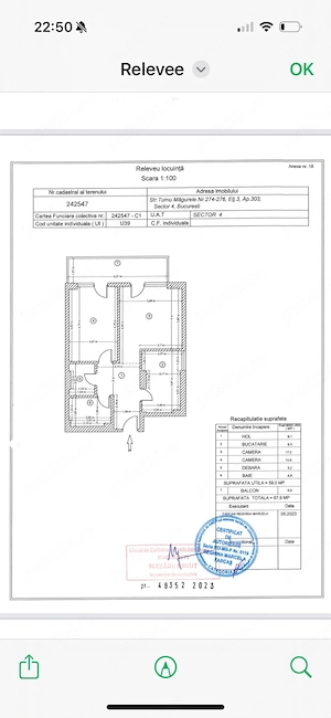 Vand apartament 2 camere 68mp Aparatorii Patriei langa metrou . - imagine 4