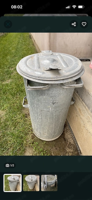 vand tomberon metal