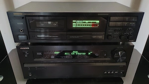 Vand ONKYO HT-R990 Receiver 7.1 + ONKYO Cass Deck TA-2630 + Boxe AEG, LB-4710.