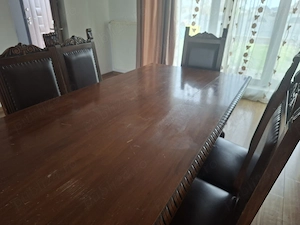 Vand mobilier lemn masiv sculptat