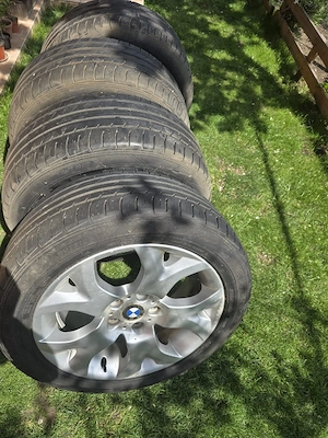 Set jante BMW X3- X5 in 2 dimensiune cu anvelope de vara  - imagine 3