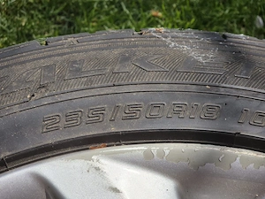 Set jante BMW X3- X5 in 2 dimensiune cu anvelope de vara 