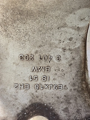 Set jante BMW X3- X5 in 2 dimensiune cu anvelope de vara  - imagine 5