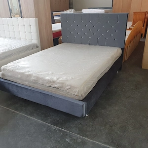 Pat dormitor tapițat 1.40m 2m - imagine 2