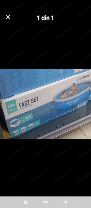 Vand  piscina 244 cm