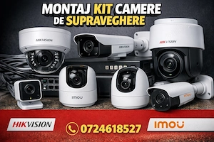 Montaj camere supraveghere 