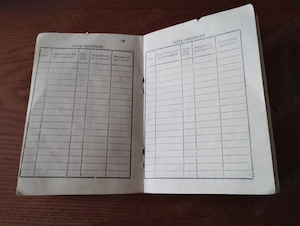 267. Carnet de elev, clasele V - VIII, 1982, Romania  - imagine 3