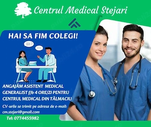 Angajare asistent medical generalist