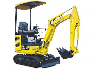 Stickere autocolante Komatsu PC16R PC14R PC27R PC15R PC12R PC20R - imagine 3