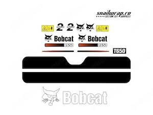 Stickere Bobcat, Komatsu, CAT, JCB, Case, Fiat, John Deere, Ammann - imagine 4