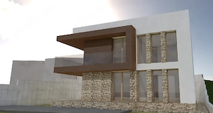 Casă individuală in construcție - poziție bună, utilități trase, proiect pregătit pentru finalizare