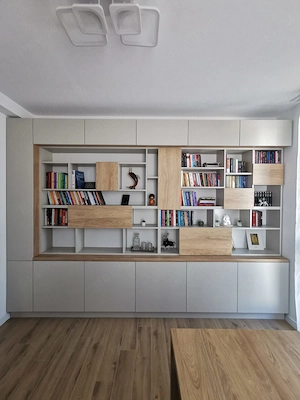 Mobilier pe comanda dulap de birou Biblioteca la comanda Bucuresti 